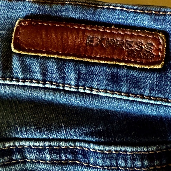 👖EXPRESS JEANS👖SKINNY MID RISE STRETCH JEANS EUC💥 - Picture 9 of 10